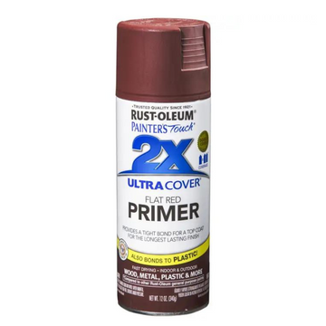 Rust-Oleum Painter's Touch 2X Ultra Cover Flat Primer Spray, 12 oz.