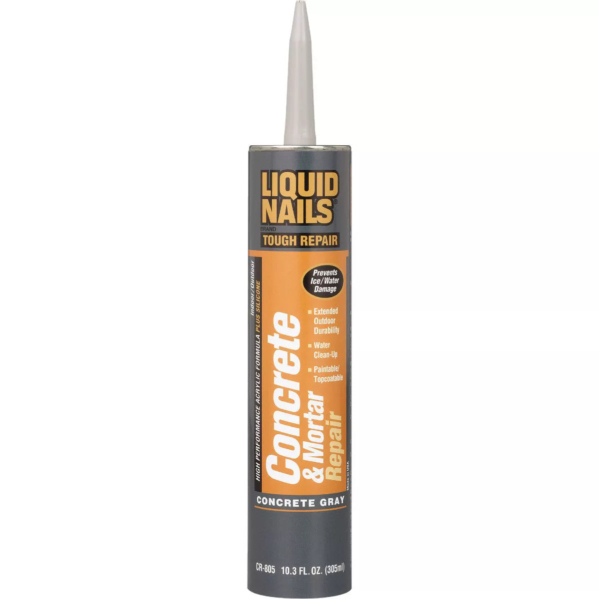 LIQUID NAILS® Concrete & Mortar Repair Caulk | 10.3 oz Cartridge