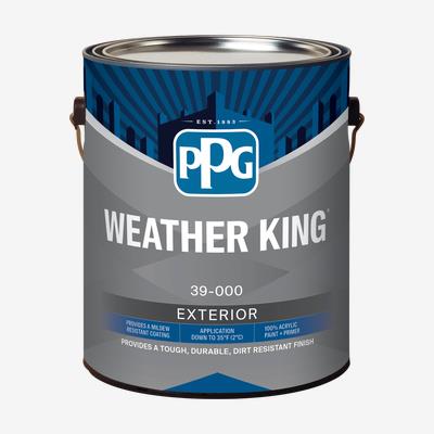 PPG WEATHER KING® Exterior 100% Acrylic Paint & Primer Flat