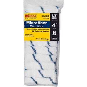 Whizz 4" Xtrasorb Microfiber Mini Roller 10Pk